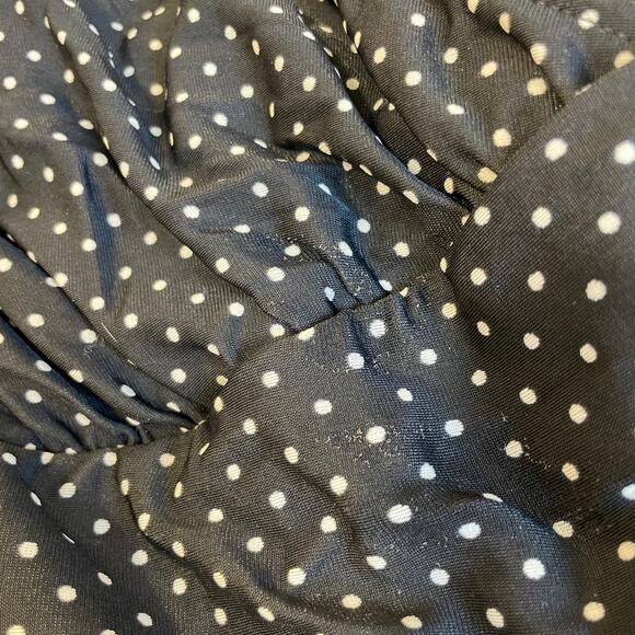 Miraclesuit Pin Point Oceanus One Piece Polka Dot Monokini Swimsuit Size 18 - Picture 6 of 11